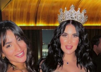 تاج من الذهب يزين رأس ايمي إيهاب فى عيد ميلادها