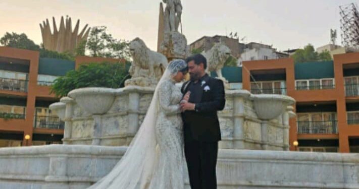 الف مبروك زفاف الفارس حسن العزازي بطل العالم السابق في الفروسية على الدكتورة هند عزازي وتهنئة من الإعلامى الكبير وائل عيسى وكل الوسط الرياضى.