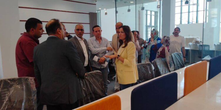 نائب محافظ الجيزة تتفقد اللمسات الأخيرة لمركز خدمات مصر بحدائق الأهرام