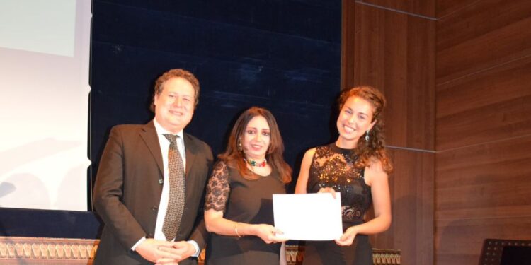 ‏السوبرانو جوليا ليبورى بالأكاديمية المصرية اللي في فنون بروما