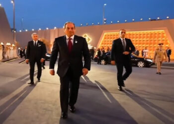 الرئيس السيسى يصل إلى المتحف المصرى الكبير ليشهد احتفالية الافتتاح