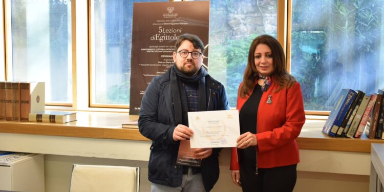 الخمس دروس في علم المصريات بالأكاديمية المصرية للفنون بروما