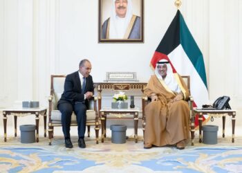 وزير الخارجية يلتقي مع سمو الشيخ صباح خالد الحمد المبارك الصباح ولي عهد دولة الكويت الشقيقة