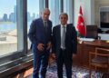 سفير تركيا بالقاهرة يزور الممثل الدائم بالأمم المتحدة في نيويورك لبحث سبل تعزيز التنسيق الدبلوماسي