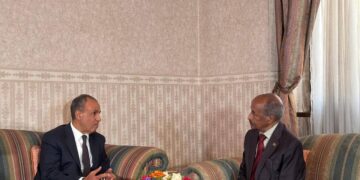 وزير الخارجية يلتقى نظيره الإريترى لبحث تعزيز الشراكة الاستراتيجية والتنسيق حول تطورات الأوضاع الإقليمية