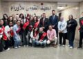 طلاب إعلام جامعة الأهرام الكندية فى زيارة للمعهد القومى للأورام