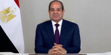الرئيس السيسى يشارك فى اتصال تليفونى مشترك جمع قادة عدد من الدول العربية والإقليمية والرئيس الأمريكى
