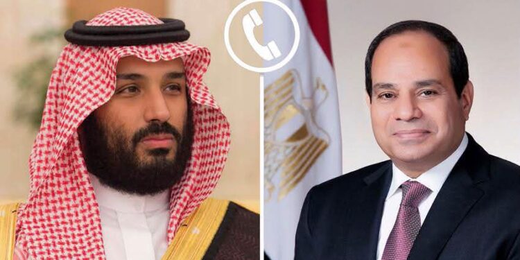 السيسي وولى العهد السعودى يؤكدان على الروابط الأخوية والتاريخية التي تجمع البلدين
