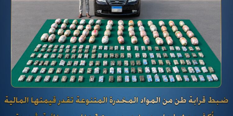 الداخلية: مصرع 6 عناصر جنائية شديدة الخطورة وضبط مخدرات وأسلحة بقيمة تتجاوز 105 ملايين جنيه